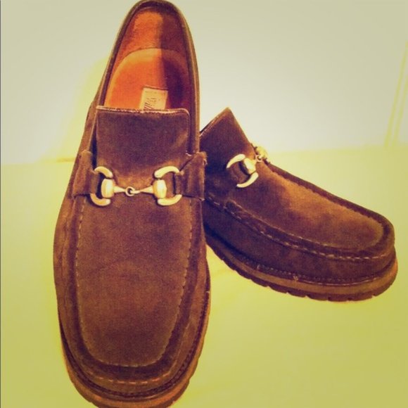 Horse Bit Shoes Wilkes Bashford Barrett Suede - Picture 3 of 9